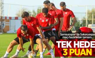 Samsunspor'da Sakaryaspor maçı hazırlıkları tamam... TEK HEDEF 3 PUAN  