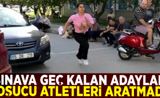 Sınava Geç Kalan KPSS Adayları Koşucu Atletleri Aratmadı!