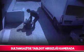 Sultangazi’de tabldot hırsızlığı kamerada