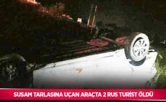 Susam tarlasına uçan araçta 2 Rus turist öldü