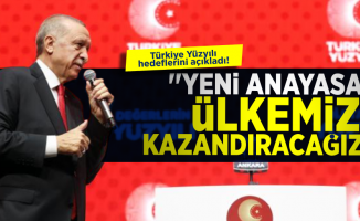 Cumhurbaşkanı Erdoğan Türkiye Yüzyılı Hedeflerini Açıkladı! ''Yeni Anayasayı Ülkemize Kazandıracağız!''