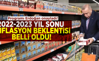 Erdoğan Programı Onayladı! 2022-2023 Yıl Sonu Enflasyon Beklentisi Belli Oldu!