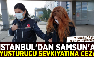 İstanbul'dan Samsun'a Uyuşturucu Sevkiyatına Ceza! 3 Kişiye 18 Yıl 9'ar Ay Hapis Cezası!