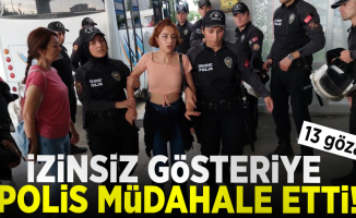 Samsun'da İzinsiz Gösteriye Polis Müdahale Etti! 13 Kişi Gözaltına Alındı!