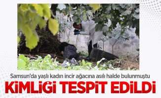 Samsun'da yaşlı kadın incir ağacına asılı halde bulunmuştu! Kimliği tespit edildi