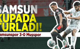 Samsun Kupada Turladı! Samsunspor 3-0 Muşspor!