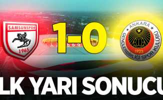 Samsunspor 0-0 Gençlerbirliği (İlk yarı)