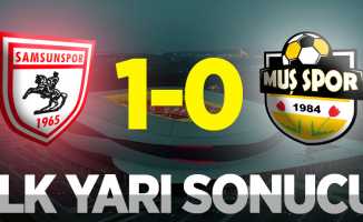 Samsunspor 1-0 Muşspor (İlk Yarı)