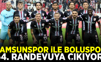 Samsunspor ile Boluspor 64. Randevuya Çıkıyor!