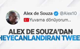 Alex de Souza'dan heyecanlandıran tweet