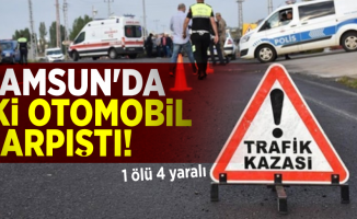Samsun'da Feci Kaza! 1 ölü 4 yaralı