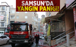 Samsun'da Yangın Paniği!