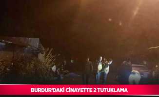Burdur’daki cinayette 2 tutuklama