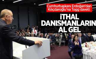 Cumhurbaşkanı Erdoğan’dan Kılıçdaroğlu’na Togg daveti: “İthal danışmanlarını al gel”