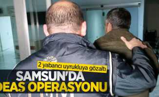 Samsun'da DEAŞ operasyonu: 2 yabancı uyrukluya gözaltı