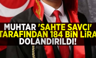 Samsun'da Muhtar 'Sahte Savcı' Tarafından Telefonla 184 Bin Lira Dolandırıldı!