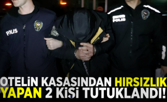 Samsun'da Otelin Kasasından Hırsızlık Yapan 2 Kişi Tutuklandı!