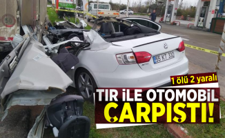 Samsun'da Otomobil İle Tır Çarpıştı! 1 Ölü 2 Yaralı