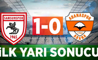 Samsunspor 1-0  Adanaspor (ilk yarı)