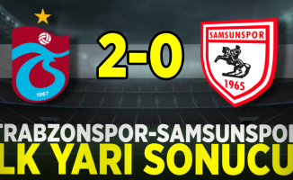 Trabzonspor 2 Samsunspor 0 (İlk Devre) 