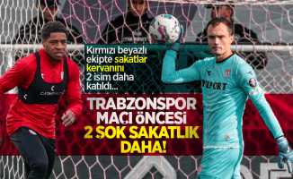 Trabzonspor maçı öncesi 2 ŞOK SAKATLIK DAHA 