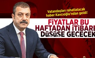 Vatandaşları Rahatlatacak Haber Kavcıoğlu'ndan Geldi! Fiyatlar Bu Haftadan İtibaren Düşüşe Geçecek!