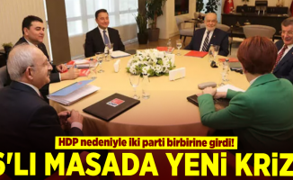 6'lı Masada Kriz Var! HDP Nedeniyle İki Parti Birbirine Girdi!