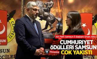 Ersan Aksu: Cumhuriyet Ödülleri Samsun'a çok yakıştı
