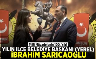 Milli Mücadelenin 100. Yılı Ödülleri: İbrahim Sarıcaoğlu (Yılın Yerel İlçe Belediye Başkanı)