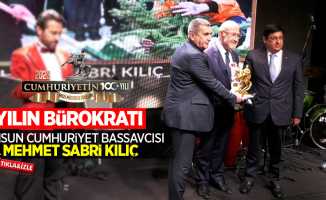 Milli Mücadelenin 100. Yılı Ödülleri: Mehmet Sabri Kılıç (Yılın Bürokratı Ödülü)