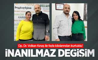 Op. Dr. Volkan Kınaş ile fazla kilolarından kurtuldu! İnanılmaz değişim