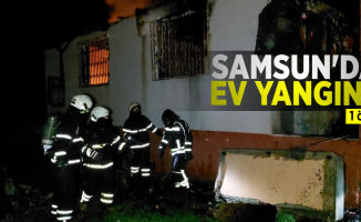 Samsun'da Ev Yangını! 1 Ölü