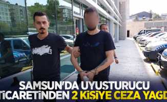 Samsun'da uyuşturucu ticaretinden 2 kişiye ceza yağdı