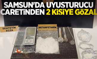 Samsun'da uyuşturucu ticaretinden 2 kişiye gözaltı