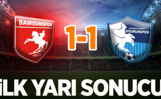 Samsunspor 0-0 Erzurumspor (İlk yarı)
