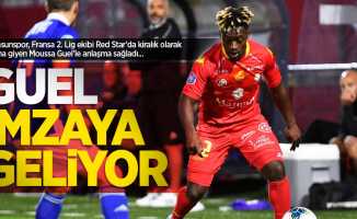Samsunspor, Fransa 2. Lig ekibi Red Star'da kiralık olarak forma giyen Moussa Guel'le anlaşma sağladı... GUEL İMZAYA GELİYOR 