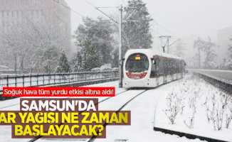 Soğuk hava tüm yurdu etkisi altına aldı! Samsun'da kar yağışı ne zaman başlayacak?