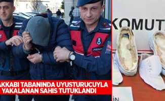 Ayakkabı tabanında uyuşturucuyla yakalanan şahıs tutuklandı