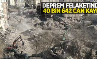 Deprem felaketinde 40 bin 642 can kaybı 