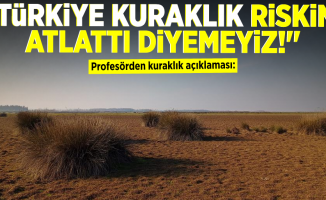 Profesörden kuraklık açıklaması: "Türkiye kuraklık riskini atlattı diyemeyiz"