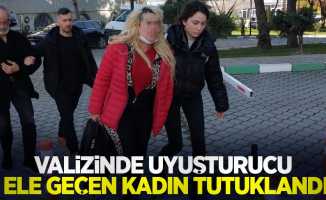 Samsun'da valizinde uyuşturucu ele geçen kadın tutuklandı