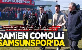Toulouse FC Kulüp Başkanı Damien Comolli daha önce planlanan program çerçevesinde kırmızı beyazlı kulübü ziyaret etti... Damien Comolli Samsunspor'da 