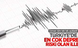 Uzman isim tek tek açıkladı! İşte Türkiye'de en çok deprem riski olan iller