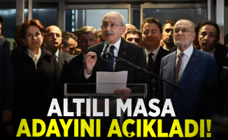 Altılı Masa Adayını Açıkladı! Millet İttifakı'nın adayı Kemal Kılıçdaroğlu