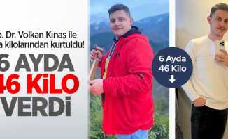 Op. Dr. Volkan Kınaş ile fazla kilolarından kurtuldu! 6 ayda 46 kilo verdi