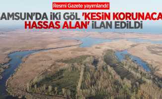 Resmi Gazete yayımlandı! Samsun'da iki göl 'kesin korunacak hassas alan' ilan edildi