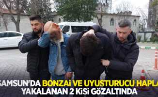 Samsun'da bonzai ve uyuşturucu hapla yakalanan 2 kişi gözaltında