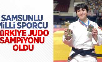 Samsunlu milli sporcu Türkiye Judo Şampiyonu oldu
