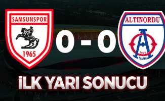 Samsunspor 0 Altınordu 0! (İlk devre)
