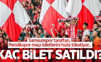 Samsunspor taraftarı, Pendikspor maçı biletlerini hızla tüketiyor... KAÇ BİLET SATILDI 